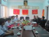 Đại diện BVĐK tỉnh Quảng Trị làm việc với đoàn công tác