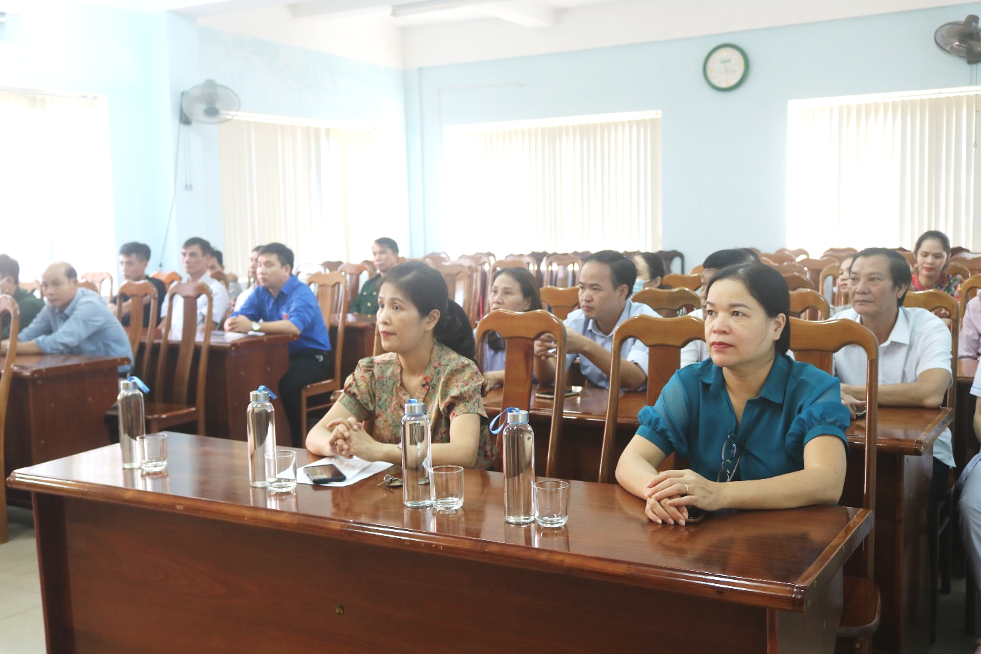 Đồng chí Nguyễn Thị Luyến - Phó Giám đốc Bệnh viện tham dự buổi gặp mặt